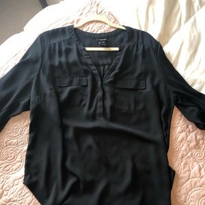 Black Pullover Blouse